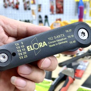 Torx-key set ELORA 162S-KKTX is precision-engineered to reduce slippage and prevent damage to screws.