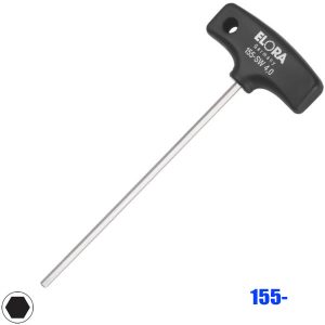 155- series hexagon key with t-handle DIN ISO 2936