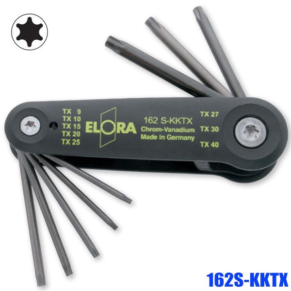 162S-KKTX Torx®-key set plastic holder with elevating mechanism