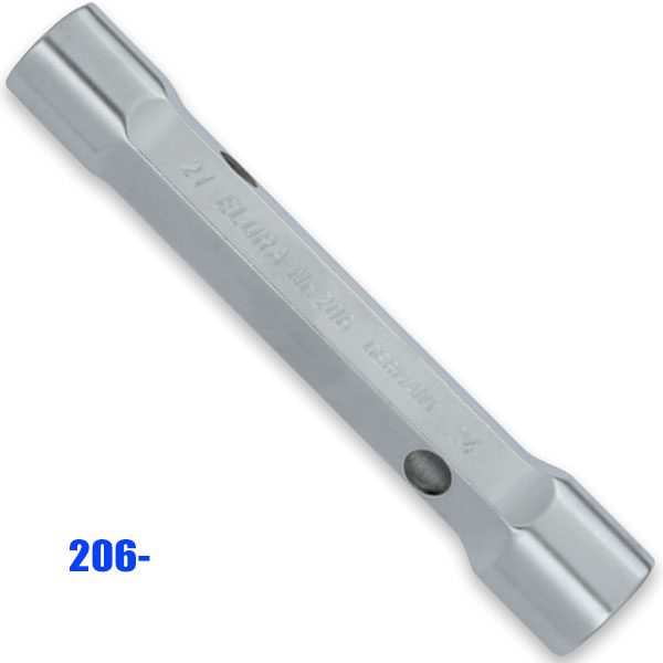 206- Series Hexagon tubular box spanner, solid, according to DIN 896