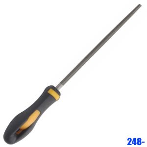 248- Series Round file, blade length 150-250mm, according to DIN 7261, shape F