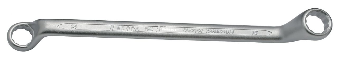 Double-ended ring spanner ELORA 110-, according to DIN 838