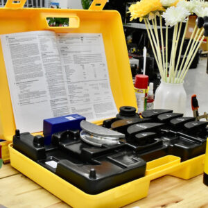 REMS Hydro-Swing Oil-hydraulic hand pipe bender employs interchangeable polyamide bending formers and sliding pieces, supporting overbend and tier bend applications.