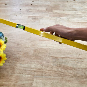 Spirit level STABILA type 70M includes laser-engraved part number and barcode for straightforward identification and efficient inventory management.