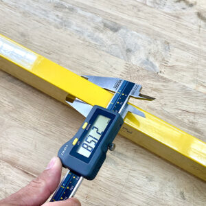 Stabila Type 70P-2-2 spirit level remains accurate when obstacles or uneven points exist, maintaining stability on reference surfaces.
