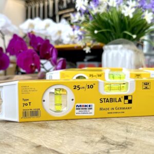 Stabila Type 70 T 25 cm aluminium spirit level with locked vials