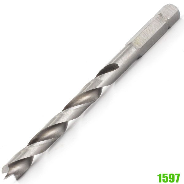 1597 Brad Point Drill Bit, HSS-G, Long Version 70-175mm