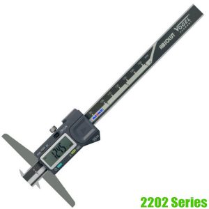 2202 Series Electr. Digital Depth Caliper • IP54, top model for industry purposes