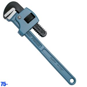 136- Quick action pipe wrench, high grade tool steel