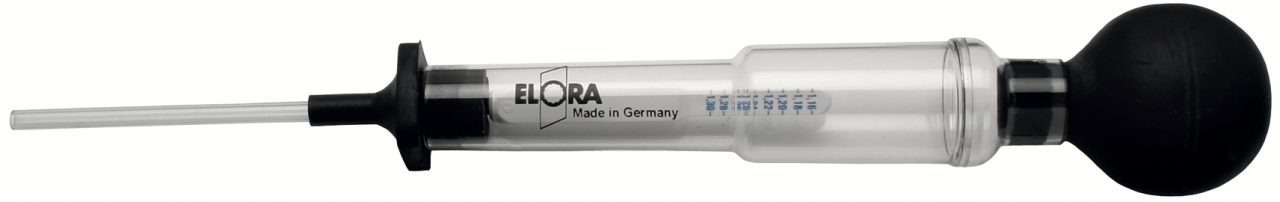 Battery acid tester ELORA 277, with areometer, Germany