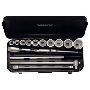 Socket set 16 pcs ELORA S10K with square driver 3/4″