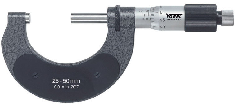 23058 Series Panme cơ đo ngoài 0-100mm, độ chính xác 0.01mm. Sx tại Đức