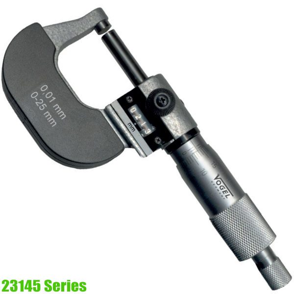 23145 Series Digital Counter External Micrometer 0-100mm. Vogel Germany