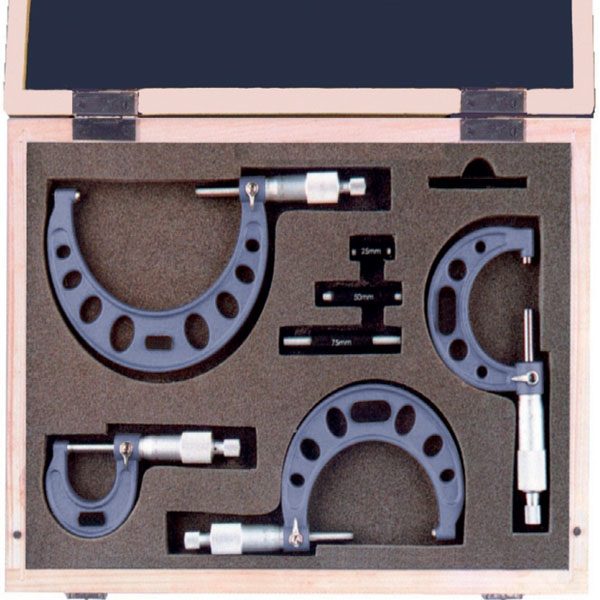 232001 External Micrometer Set 0-100mm, DIN 863