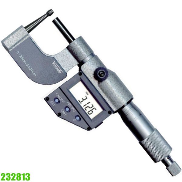 232813 Electr. Digital Micrometer, for measuring pipe wall thicknesses etc