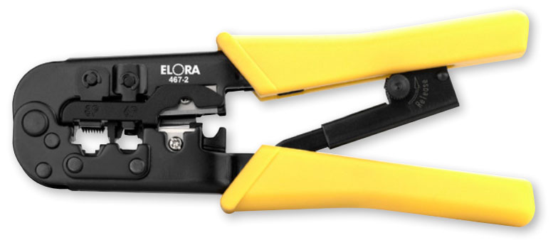 Crimping plier ELORA 467 for Western plugs
