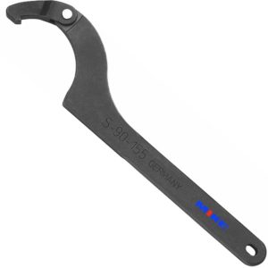 890-VG series Hinged hook wrench with nose, for grooved nuts to DIN 1804