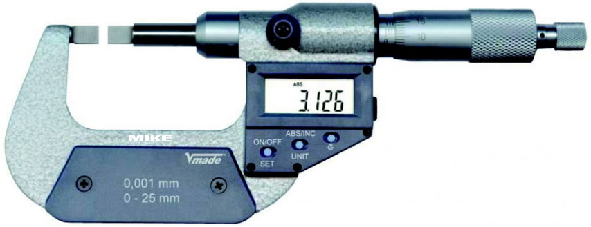 Digital Micrometer 23238-IP40 to measure small penetrations