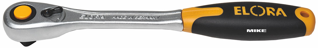 Reversible ratchet 1/2″ ELORA 770-L1K, fine tooth with small, slim head