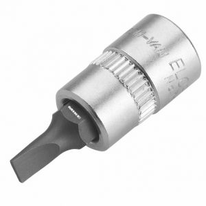 Screwdriver socket 1/4" ELORA 1455-IS, for plain slotted screws