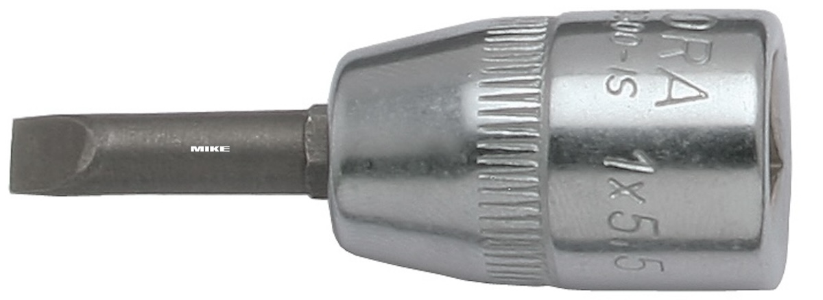 Screwdriver socket 3:8 ELORA 3500-IS, for plain slotted screws