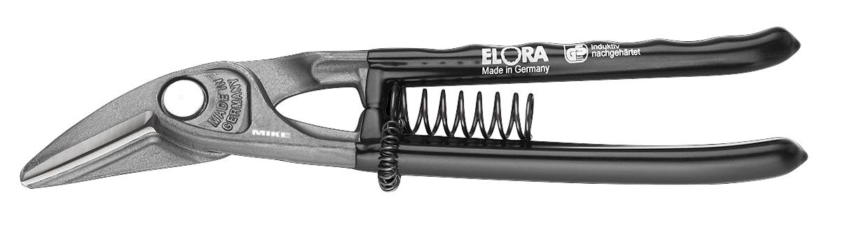 Shape cutting tin snips ELORA 1483 – precision forged for curved and straight sheet metal cuts
