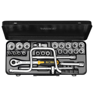 Socket set ELORA 770-LM and 771-LA with square driver 1/2"