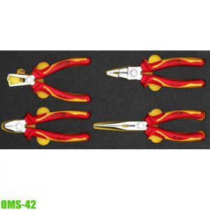 OMS-42 Module VDE pliers 4 pcs for Elora roller tool cabinets