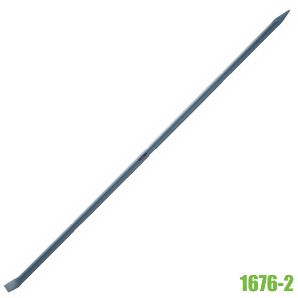 1676/2 thanh cạnh đầu cong dẹt, 1 đầu nhọn bằng thép C45