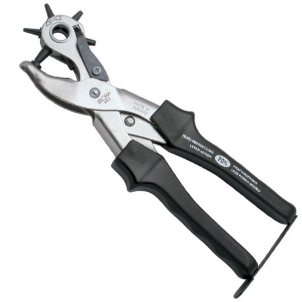 3 in 1 Punch Pliers 250mm Leather Hole Punch Tool with 6 Size for