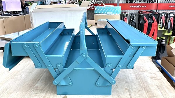 Cantilever tool box ELORA 800L, 5 Trays compact steel storage