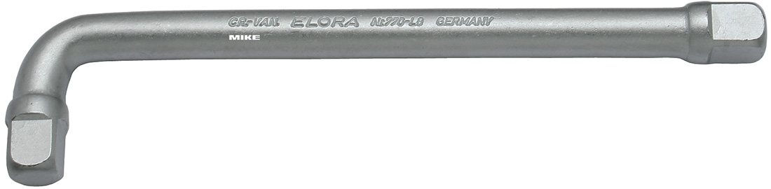Offset handle 12 inch ELORA 770-L8, matt chrome-plated