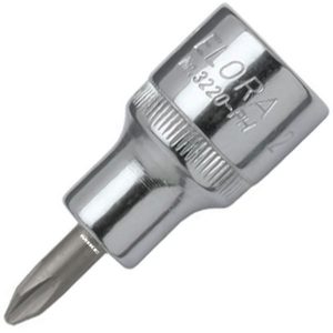 Screwdriver socket 1:2 ELORA 3220-PH for cross slotted screws