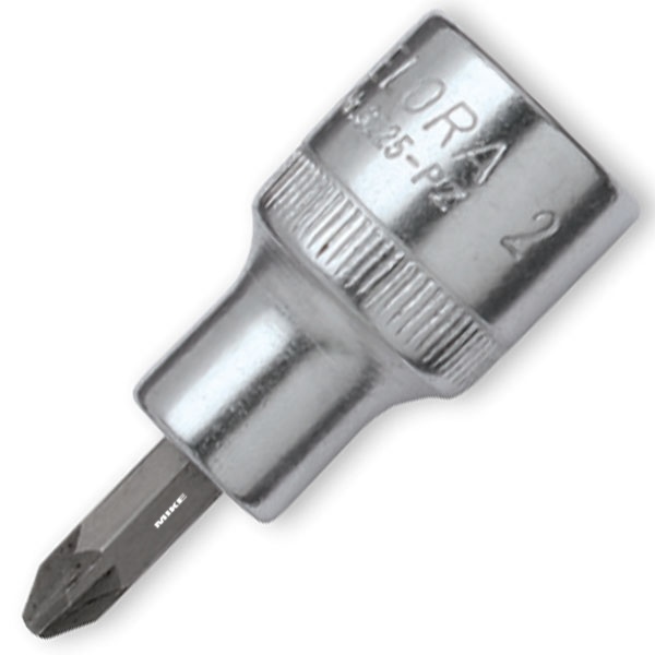 Screwdriver socket 1:2 ELORA 3225-PZ, for Supa-Pozidriv screws