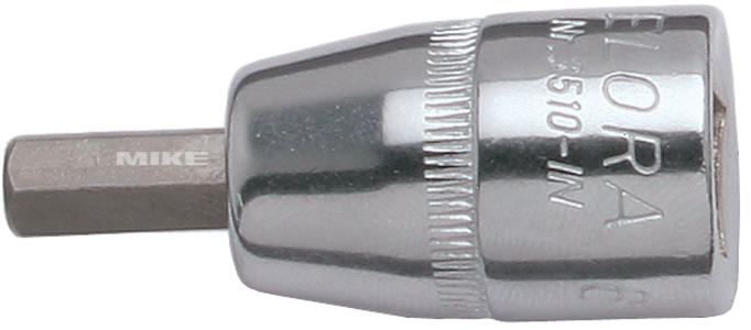 Screwdriver socket 3/8″ ELORA 3510-IN, inside hexagon screws