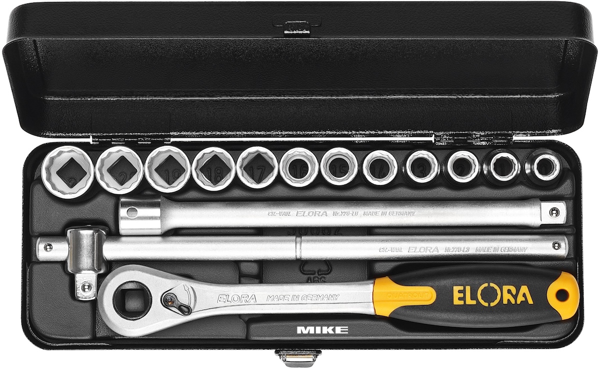 ELORA 770/771-LK Socket Set features 14-15 metric