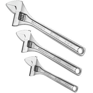 Adjustable wrench set "economy", consist of 8 -1 0 - 12 inch