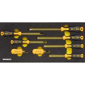 Module screwdrivers Elora OMS-38, Set for roller tool cabinets