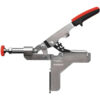 Push pull clamp BESSEY STC-IHA15 provides 25 mm capacity, 8 mm automatic height adjustment, and consistent clamping force.