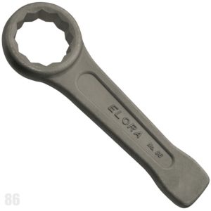 Ring Slogging spanner 86A inch size according to DIN 7444 Germany