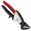 Leverage snips BESSEY D39ASS feature a reduced handle opening angle, allowing users to make full-length cuts with less effort. This design improves precision and minimizes hand fatigue during extended use.