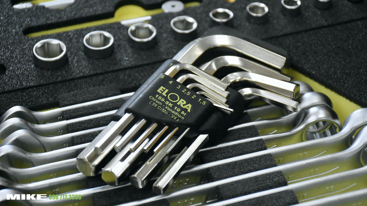 159SK-M Series Hexagon key set short type, DIN ISO 2936 Elora
