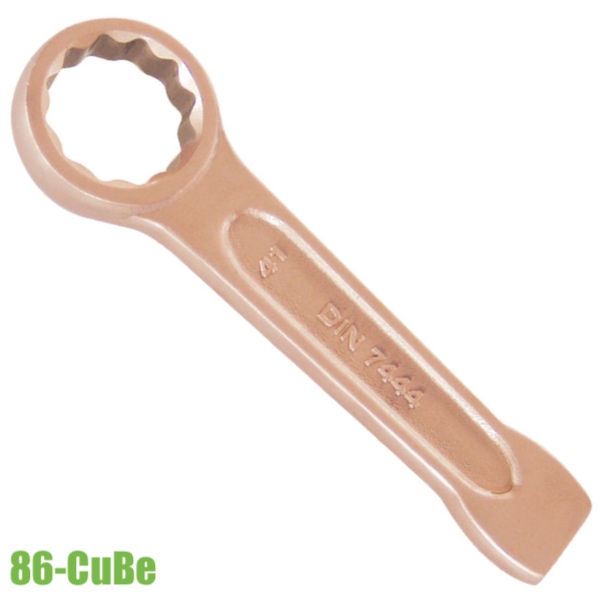 86-CuBe Non-sparking ring spanner according to DIN 7444
