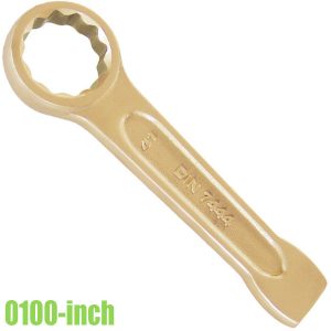 0100S Non-sparking slogging ring spanner 12-point from 1/16" to 4.1/2" Elora