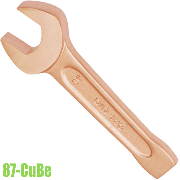 87-CuBe Non-sparking slogging open end spanner Elora Germany