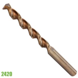 2420 - Twist drill Co 5% DIN 338 fully ground with split point FAMAG
