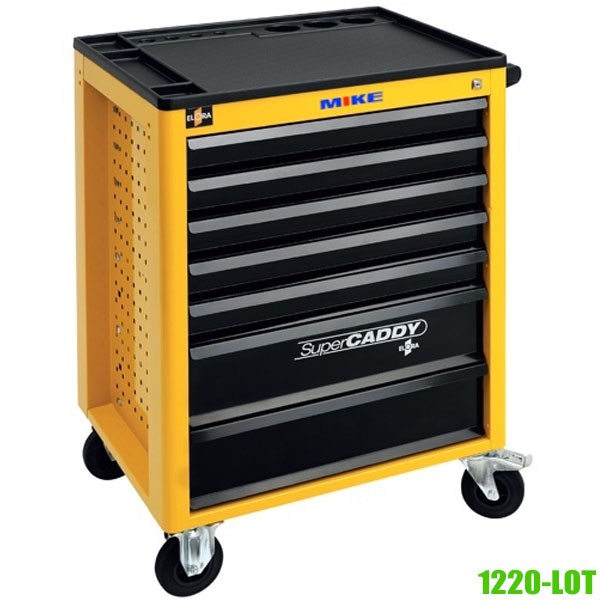 1220-LOT Roller tool cabinet Super Caddy 7 drawers with tools ELora