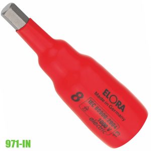 971-IN VDE screwdriver socket 1/2 inch for M5-M10 lengh 70mm Elora