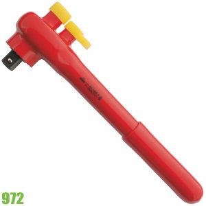 972 Reversible ratchet square 1/2 inch insulated up to 1000V Elora