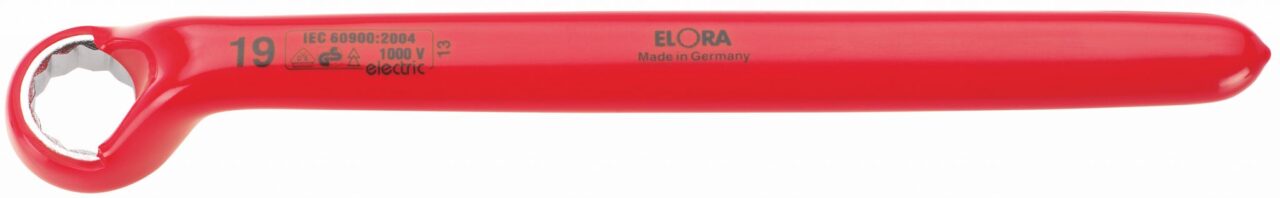 Single end ring spanner ELORA 988 with VDE insulation 1.000V